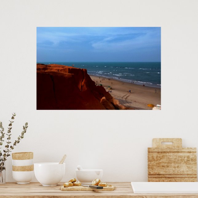 Poster Canoa Quebrada - falésia (Cozinha)