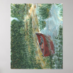 Póster Canoa Vermelha