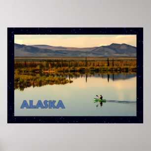 Póster Canoe Alaska