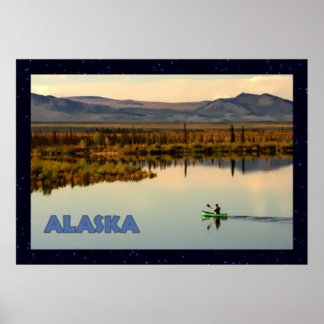 Póster Canoe Alaska (Frente)