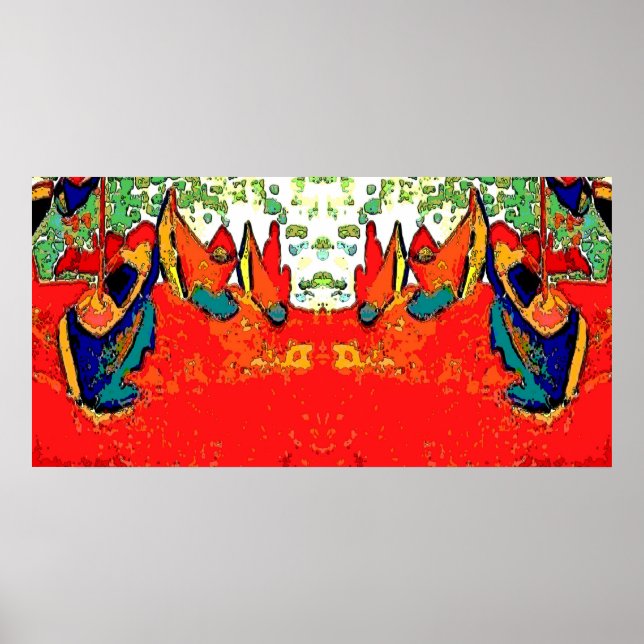 Póster Canoeiros e Barcos (Frente)