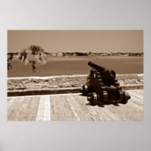 Póster Canon sobre a entrada sepia 1