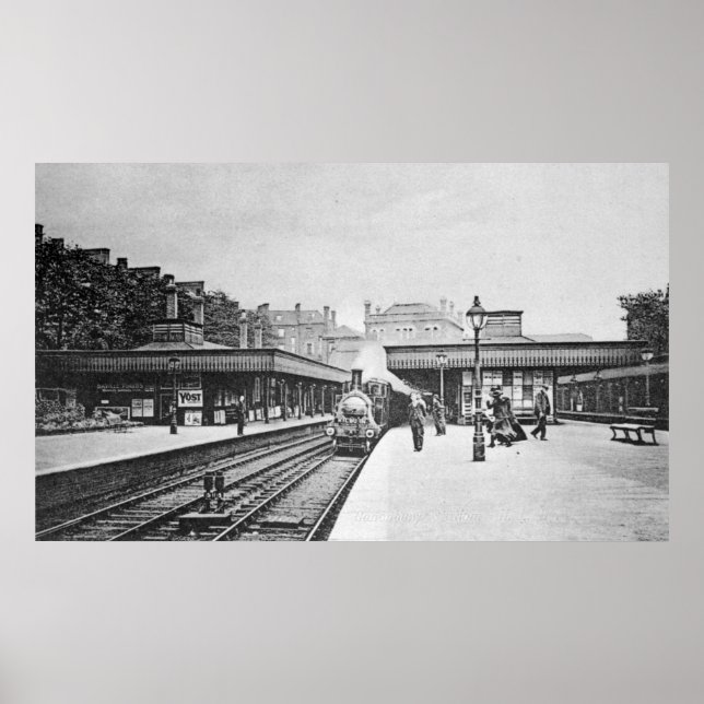 Poster Canonbury Station, Islington, c.1905 (Frente)