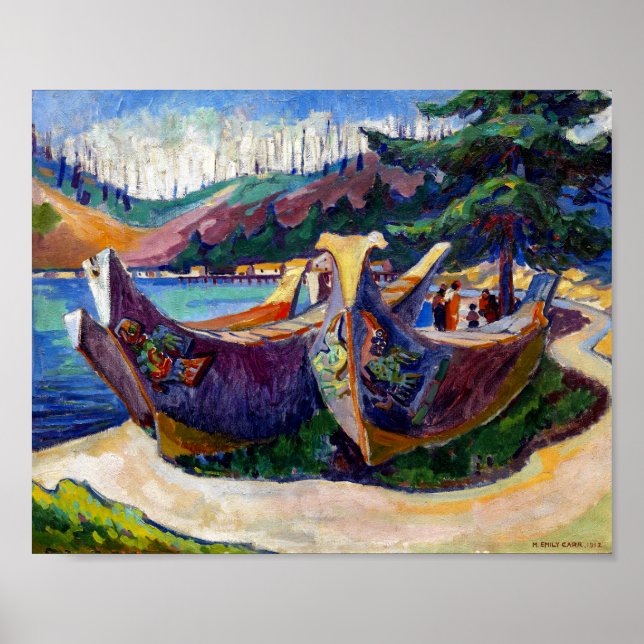 Poster Canos de Guerra | Emily Carr | (Frente)
