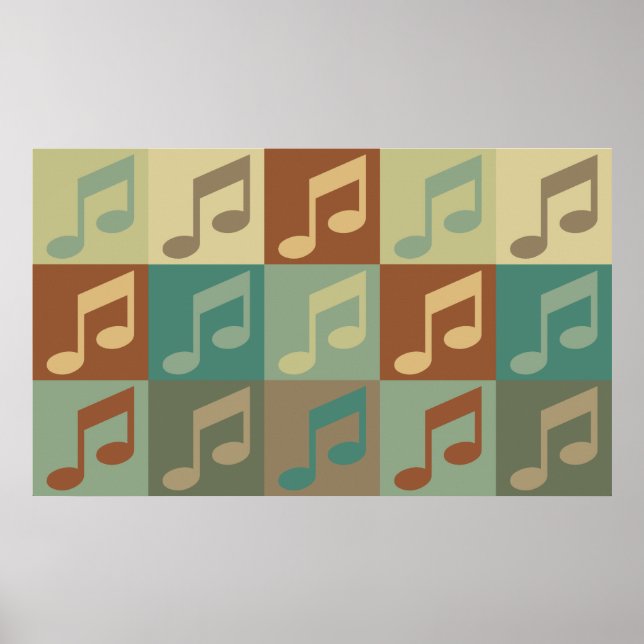 Póster Cantando Pop Art (Frente)