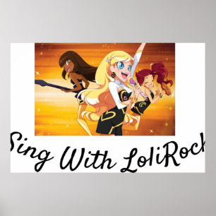 Poster Cante com LoliRock