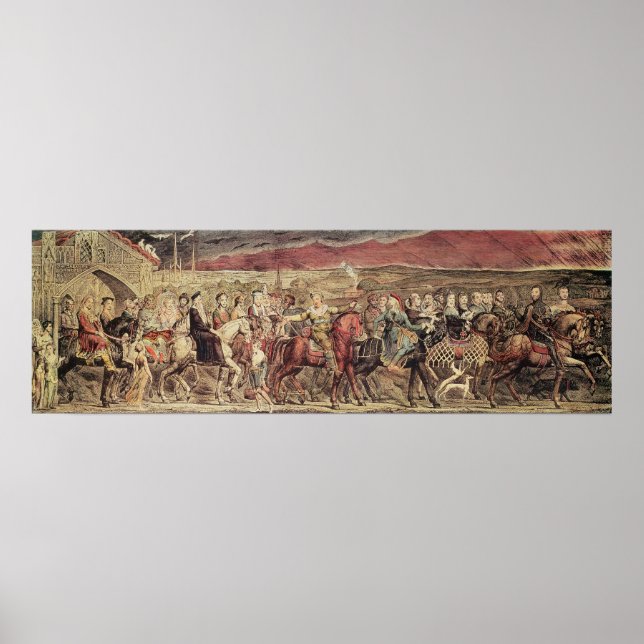 Póster Canterbury Pilgrims de Chaucer (Frente)