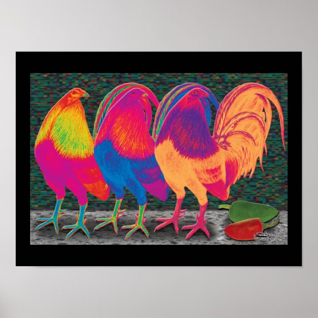 Poster Cantina Roosters (Frente)