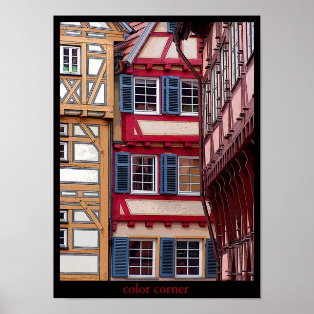 Poster canto da cor (Frente)