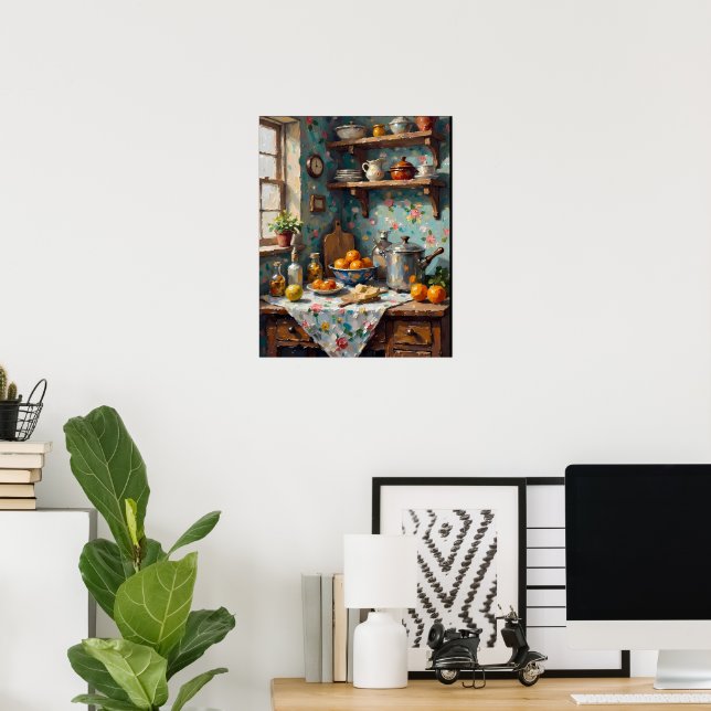 Poster Canto da Cozinha Impasto (Escritório em casa)