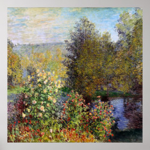 Poster Canto do Jardim de Montgeron - Claude Monet