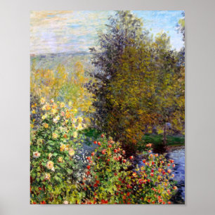 Poster Canto Do Jardim De Montgeron Claude Monet