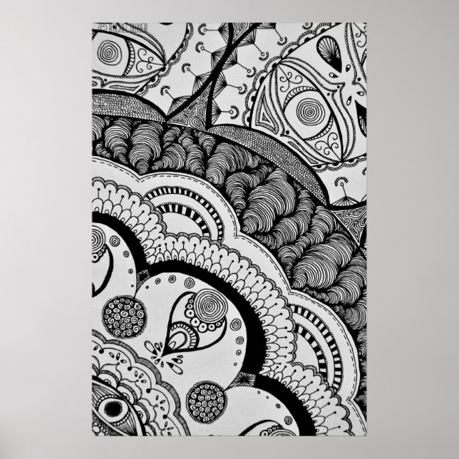 Poster Canto Mandala. (Frente)