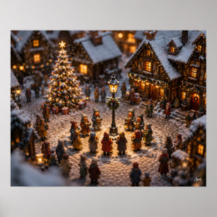 Poster Cantores de Natal em Miniatura na Praça