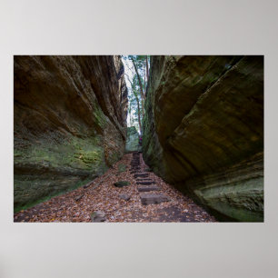 Poster Cantwell Cliffs, Hocking Colinas State Park, Ohio