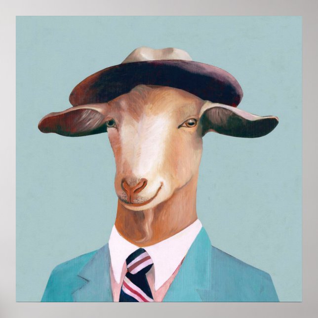 Poster Canvas Billy Goat_Funny Goat| Decor Home (Frente)