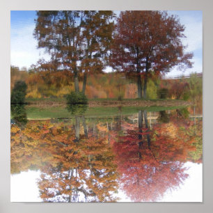 Póster Canvas das reflexões