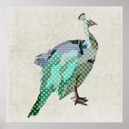 Poster Canvas de Arte Peacock