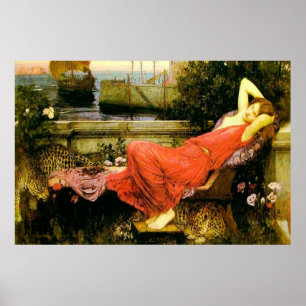 Poster Canvas de belas artes do ~ de Ariadne (1898)
