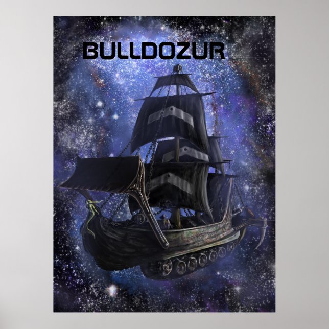 Poster Canvas do navio Bulldozur (Frente)