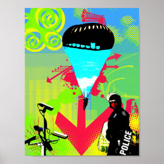 Poster canvas 'Patriot Act'