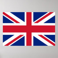 Canvas Print com Flag do Reino Unido