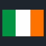 Póster Canvas Print with Flag of Ireland<br><div class="desc">Grande Canvas Imprime com Bandeira da Irlanda. Este produto é personalizável.</div>