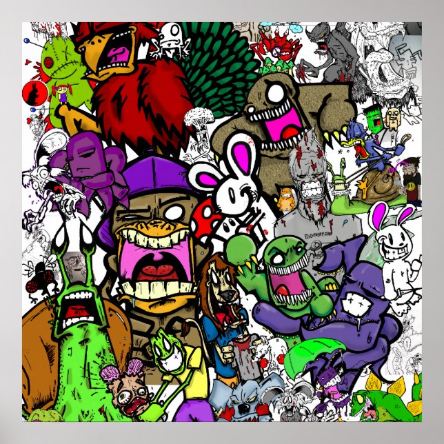 Póster Canvas Shiroi Usagi (Frente)