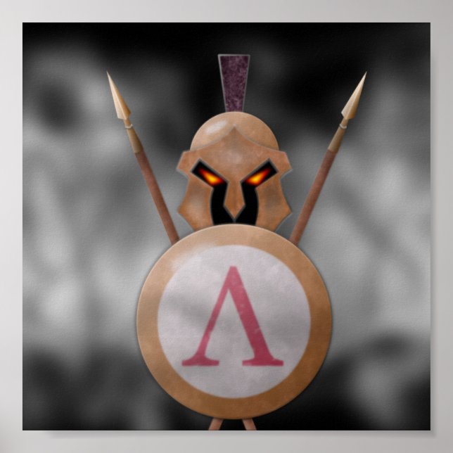 Poster Canvas Spartan Personalizada (Frente)