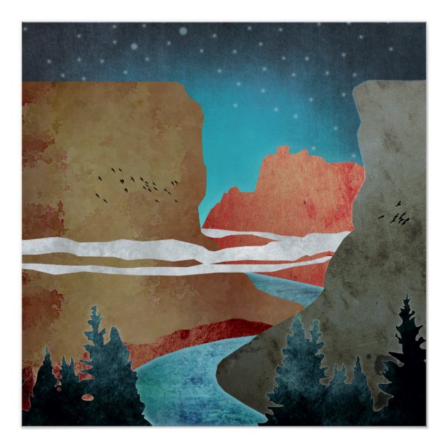 Póster Canyon Birds (Frente)