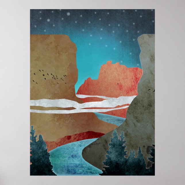 Poster Canyon Birds (Frente)