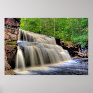 Poster Canyon Falls, Michigan.