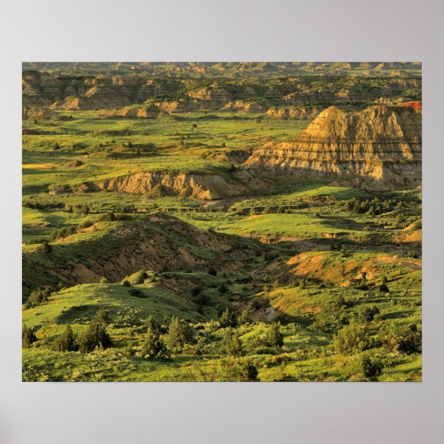 Póster Canyon pintado após tempestade em Theodore Rooseve (Frente)