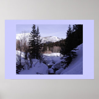Póster Canyon Snow