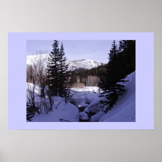 Póster Canyon Snow (Frente)
