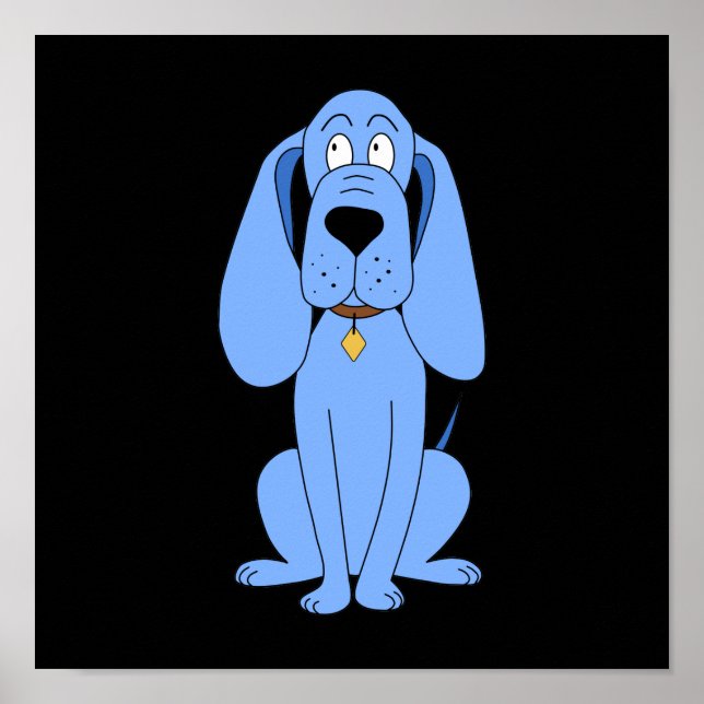 Poster Cão Azul. Hound. (Frente)