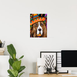 POSTER CÃO BASSET