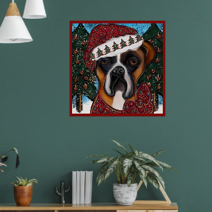Poster Cão Boxer