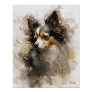 Póster Cão Chihuahua no vento 004 - Yacobsen Derosana