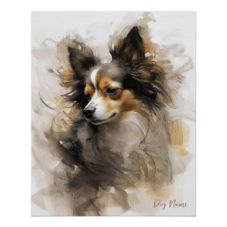 Póster Cão Chihuahua no vento 004 - Yacobsen Derosana