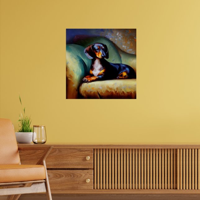Poster Cão de Dachshund (Sala de Estar 2)
