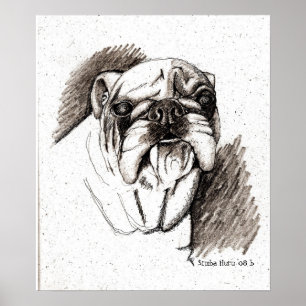 Póster Cão do tempo de Bull