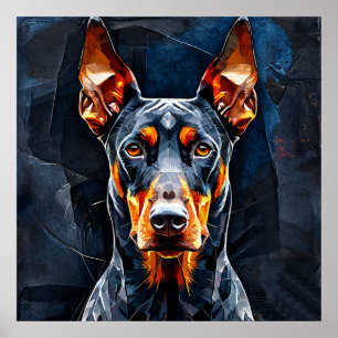 Poster cão doberman