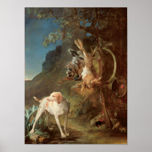 Póster Cão e jogo, 1730