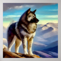 Cão Elkhound Norueguês
