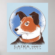Cão Espacial Soviético de Laika 1957