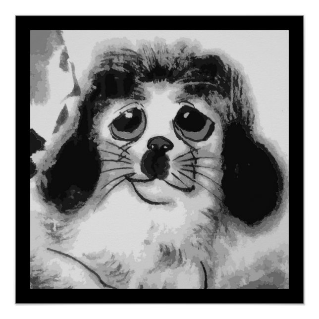 PÓSTER CÃO SAD (Frente)