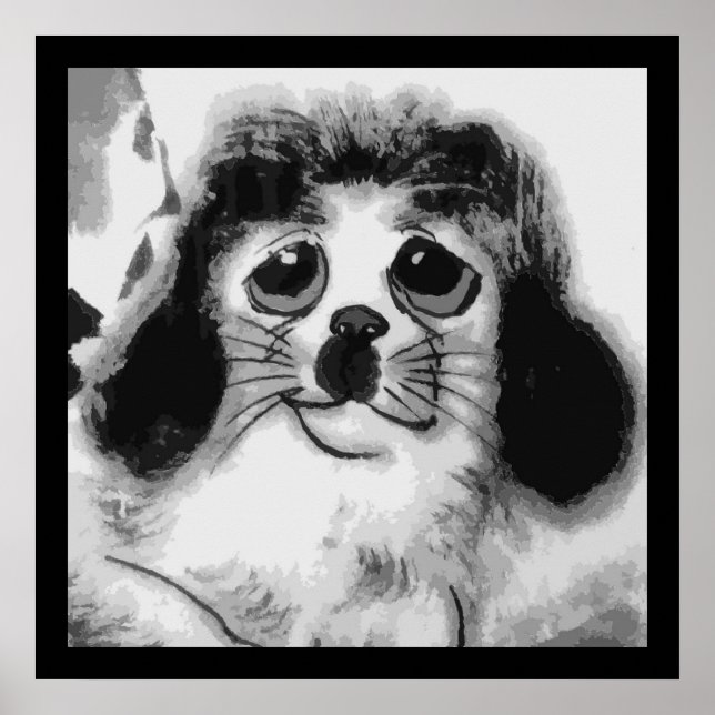 POSTER CÃO SAD (Frente)