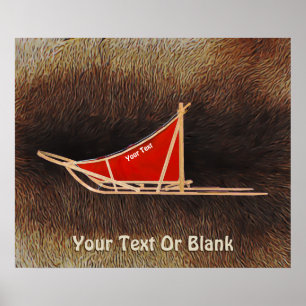 Póster Cão Trendido Com Peles Do Caribe