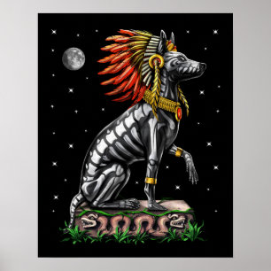 Poster Cão Xolo Aztec